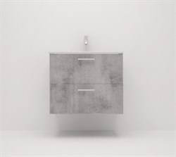 Тумба с раковиной подвесная Bocchi Ares 60 серый - фото 57913
