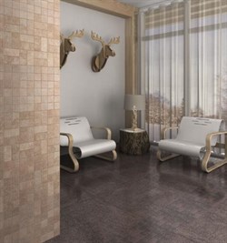 В интерьере