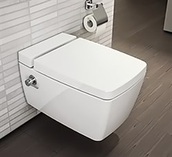 Унитаз подвесной VitrA Metropole 7672B003-1087 с бидеткой и встроенным смесителем - фото 58661