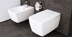 Унитаз подвесной VitrA Metropole 7672B003-1087 с бидеткой и встроенным смесителем - фото 58662