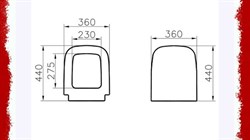 Комплект VitrA S20 9004B003-7204 кнопка хром - фото 58720