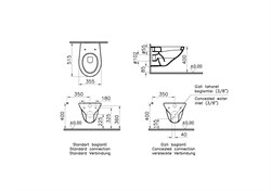 Комплект VitrA Arkitekt 9005B003-7211 кнопка хром - фото 58728