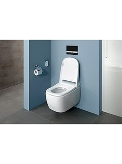 Унитаз подвесной VitrA V-Care 5674B003-6104 со встроенным феном и системой удаления запахов - фото 58733