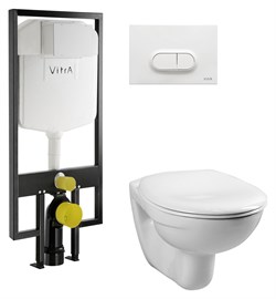 Комплект Vitra Normus 9773B003-7201 кнопка белая - фото 58804