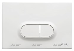 Комплект Vitra Normus 9773B003-7201 кнопка белая - фото 58805