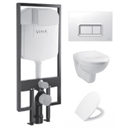 Комплект Vitra Normus 9773B003-7200 кнопка хром - фото 58816