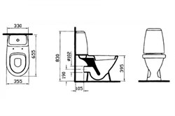 Унитаз-компакт Vitra Grand 9763B003-0567 - фото 58866