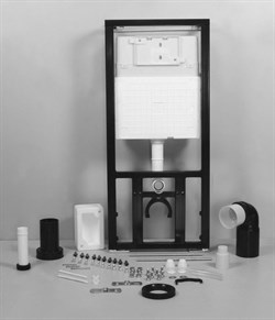 Инсталляция для подвесного унитаза Vitra 700-1873 с кнопкой смыва 740-0480 хром - фото 58886