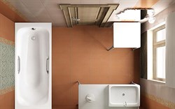 Чугунная ванна Jacob Delafon Melanie E2935 160х70 - фото 59274