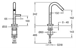 Смеситель Jacob Delafon Stillness E979-4-CP для раковины - фото 59645