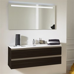 Тумба с раковиной Jacob Delafon Odeon Up 121 серый антрацит лак - фото 59755