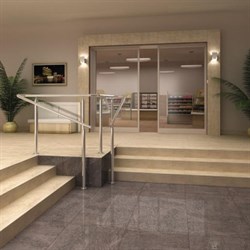 В интерьере