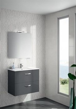 Тумба под раковину Jacob Delafon Odeon Up 61 серый антрацит лак - фото 59995