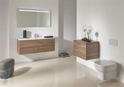 Тумба с раковиной Jacob Delafon Vox 121 ореховое дерево - фото 60059