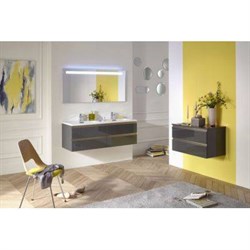 Тумба Jacob Delafon Vox EB2060-RA-442 серый антрацит лак - фото 60609