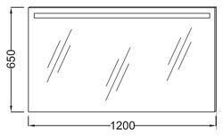 Зеркало Jacob Delafon EB1418-NF 120 см - фото 60693