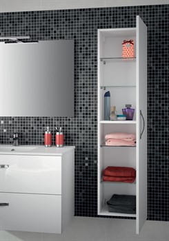 Шкаф-пенал Jacob Delafon Ola белый лак - фото 60755