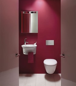 Зеркало Jacob Delafon Replay EB1158-NF 55 см с часами - фото 60861