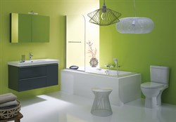 Тумба под раковину Jacob Delafon Odeon Up 105 серый антрацит - фото 60986