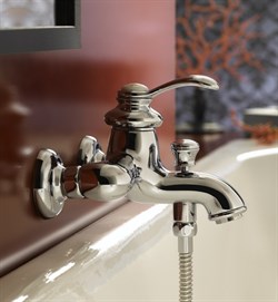 Смеситель Jacob Delafon Fairfax E71090-CP для ванны с душем - фото 61062