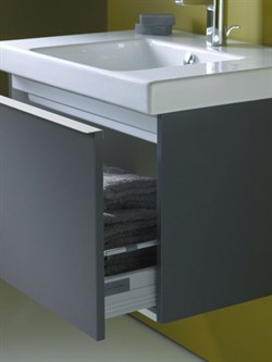 Тумба под раковину Jacob Delafon Odeon Up 60 серый антрацит - фото 61179