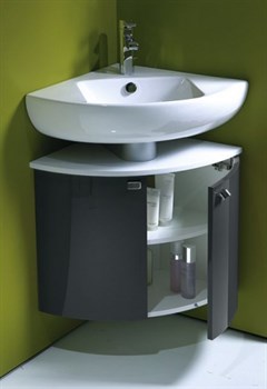 Тумба под раковину Jacob Delafon Odeon Up 70 серый антрацит лак - фото 61196