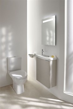 Тумба под раковину Jacob Delafon Odeon Up 50 серый дуб - фото 61242