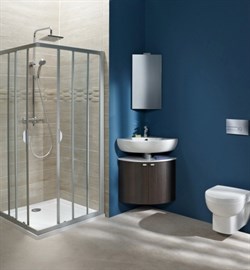 Зеркало-шкаф Jacob Delafon Odeon Up EB870 угловое, с подсветкой - фото 61368