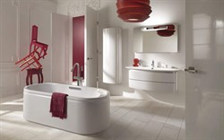 Шкаф-пенал Jacob Delafon Presquile EB1115G L белый лак - фото 61414