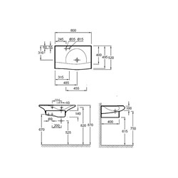 Раковина Jacob Delafon Stillness E1292-09 120 см - фото 61681