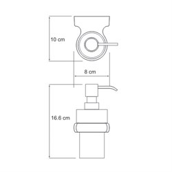 Дозатор жидкого мыла Wasserkraft Berkel K-6899 - фото 62358