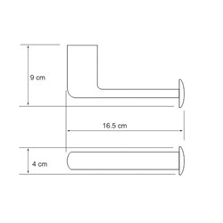 Держатель туалетной бумаги без крышки Wasserkraft Berkel K-6896 - фото 62365