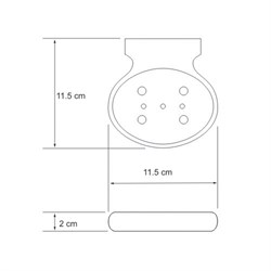 Мыльница решетка Wasserkraft Berkel K-6869 - фото 62373
