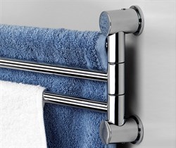 Держатель полотенец 3-е рога Wasserkraft K-1033 - фото 62824