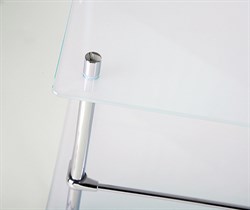 Напольная стеклянная тройная полка с бортиком Wasserkraft K-4033 - фото 62897