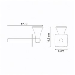 Держатель туалетной бумаги, вертикальный Wasserkraft Wern K-2597 - фото 63167