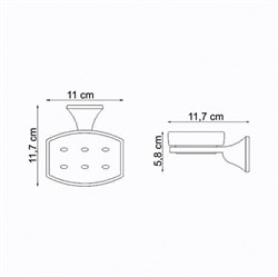 Мыльница стекло Wasserkraft Wern K-2529 - фото 63263