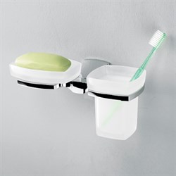 Держатель стакана и мыльницы Wasserkraft Wern K-2526 - фото 63284