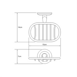 Мыльница решетка Wasserkraft Rhein K-6269 - фото 63338