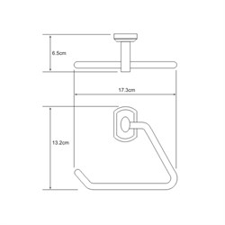 Держатель полотенец треугольник Wasserkraft Oder K-3061 - фото 63525