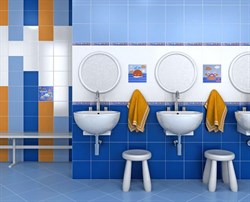 В интерьере