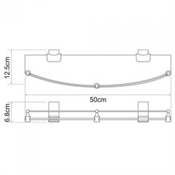 Держатель туалетной бумаги, с крышкой Wasserkraft Leine K-5025WHITE - фото 63956