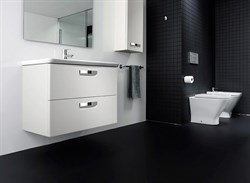 Тумба под раковину Roca Gap 80 белый глянец ZRU9302877 - фото 64209