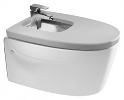 Биде подвесное Roca Khroma 357655000 с крышкой - фото 64627