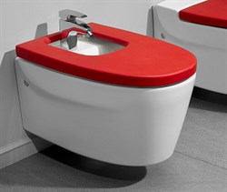 Биде подвесное Roca Khroma 357655000 с крышкой - фото 64628