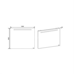 Зеркало Roca Laks 100 ZRU9302809 - фото 64640