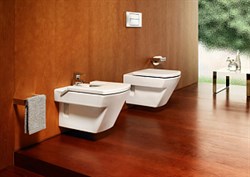 Биде подвесное Roca Hall 357625000 с крышкой - фото 64653