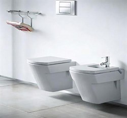 Биде подвесное Roca Hall 357625000 с крышкой - фото 64654