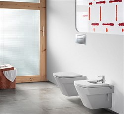 Биде подвесное Roca Hall 357625000 с крышкой - фото 64655