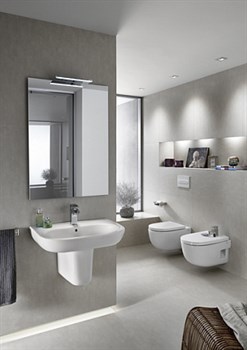 Биде подвесное Roca Meridian 357245000 с крышкой - фото 64681